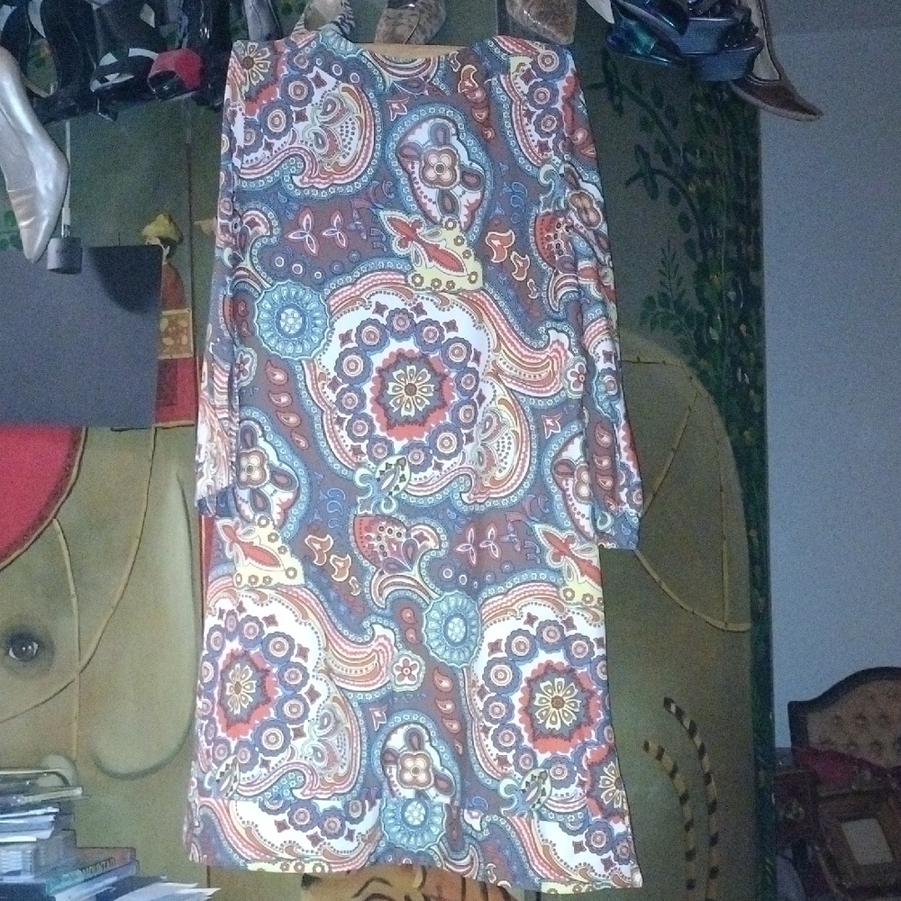 Jude Connally Multicolor Paisley A-Line Dress - Picture 5 of 5